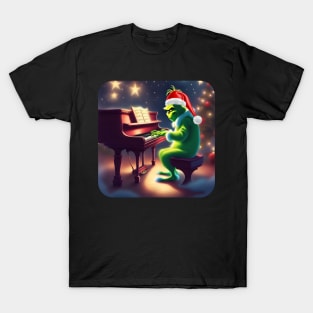 Grinch Piano T-Shirt